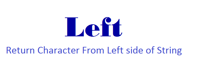 Left Function