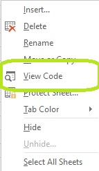 workbook hidden view code